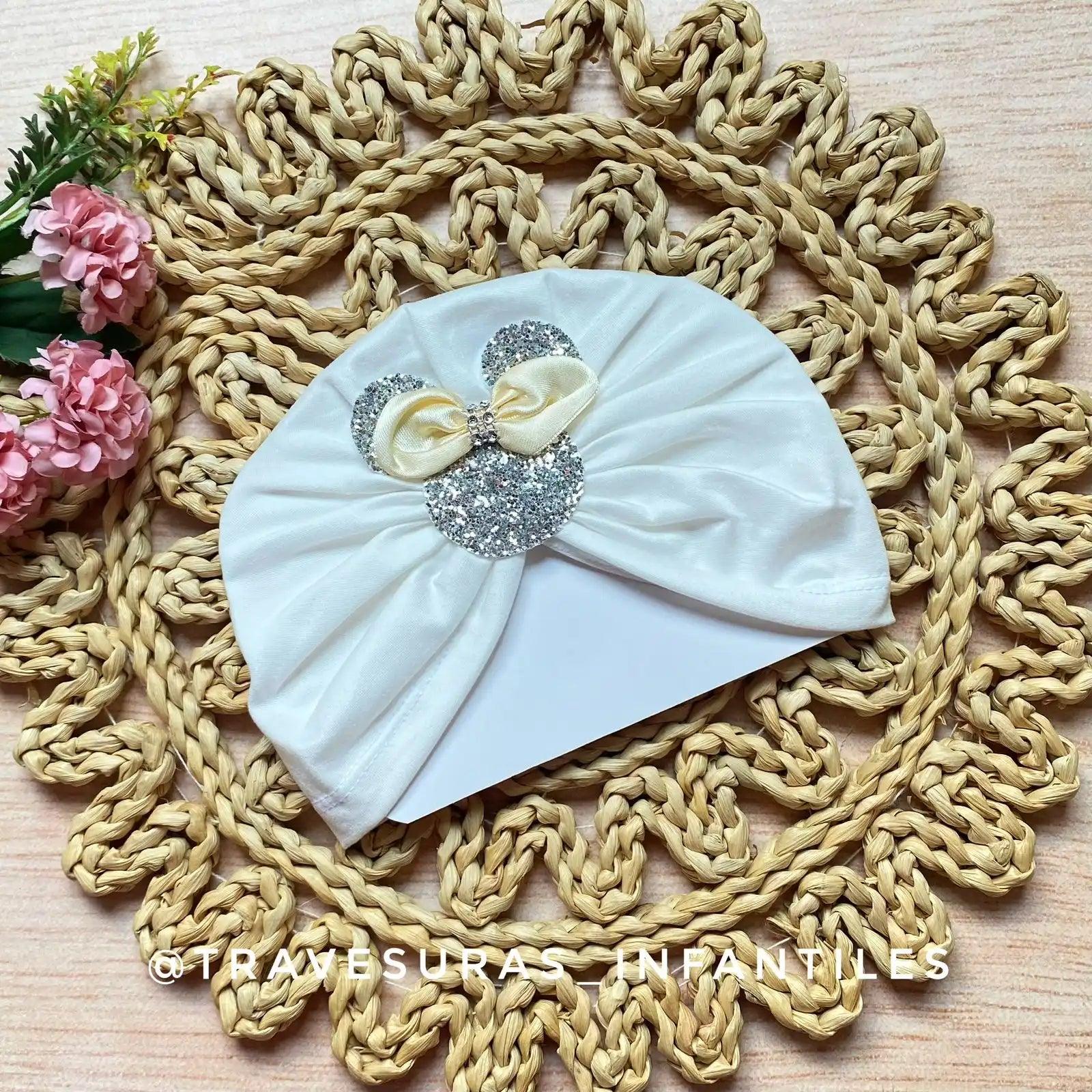 Turbante Detalle Minnie beige