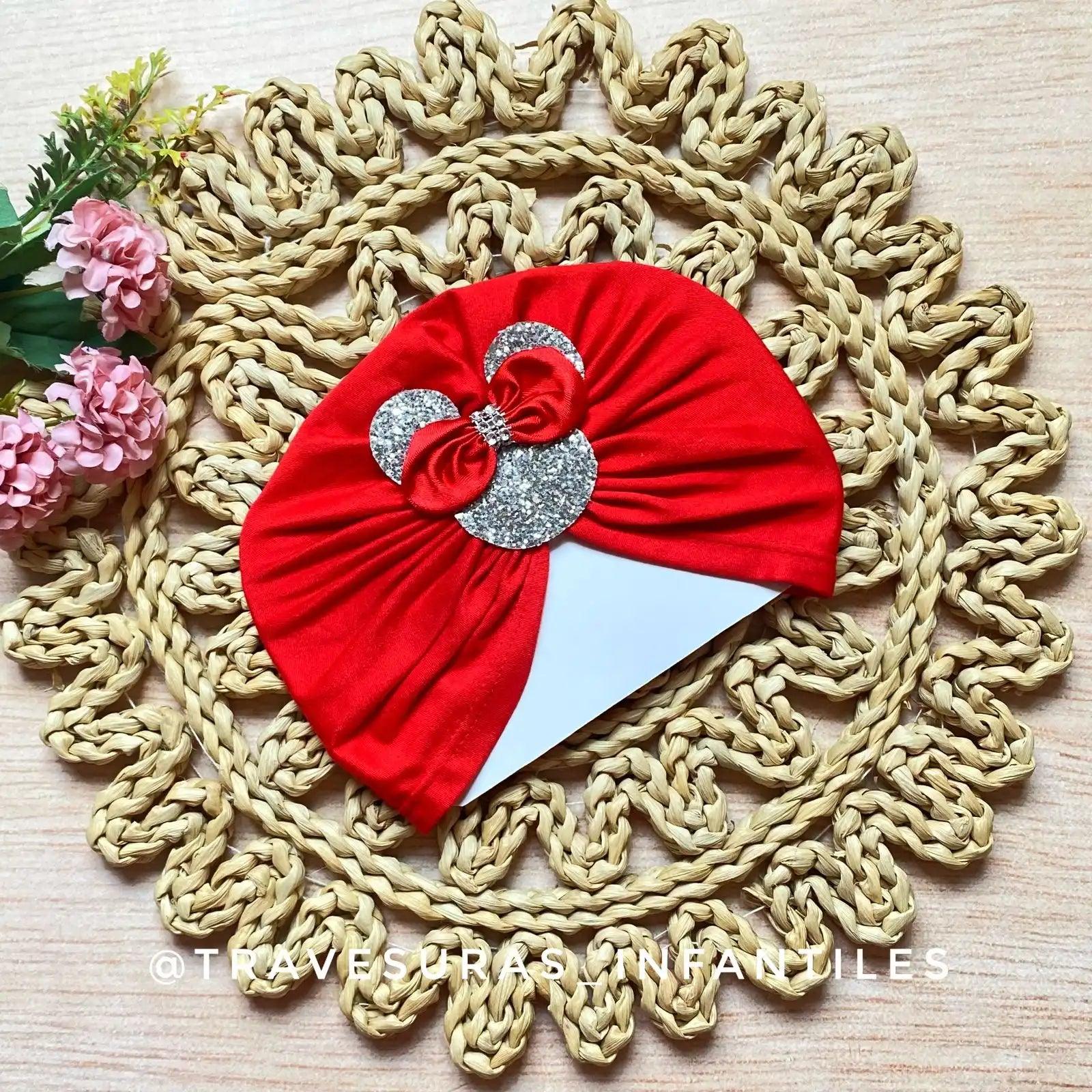 Turbante Detalle Minnie rojo