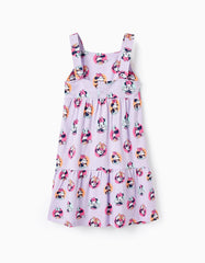 Vestido Estampado Minnie Lila