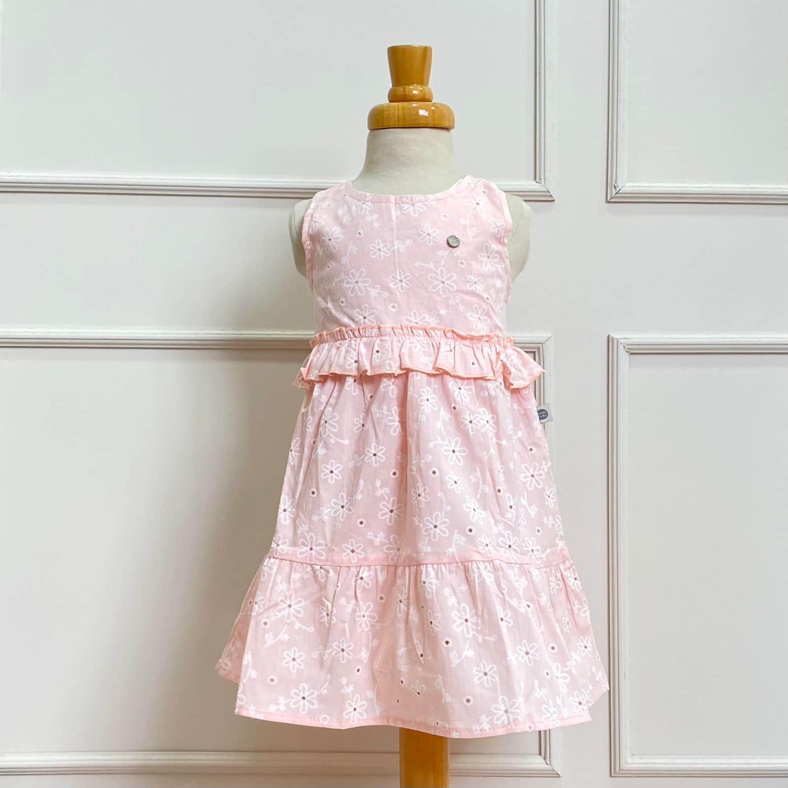 travesuras-infantiles-Vestido-Ojalillo-Flores-Rosa