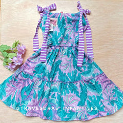 Vestido Rayas Y Flores