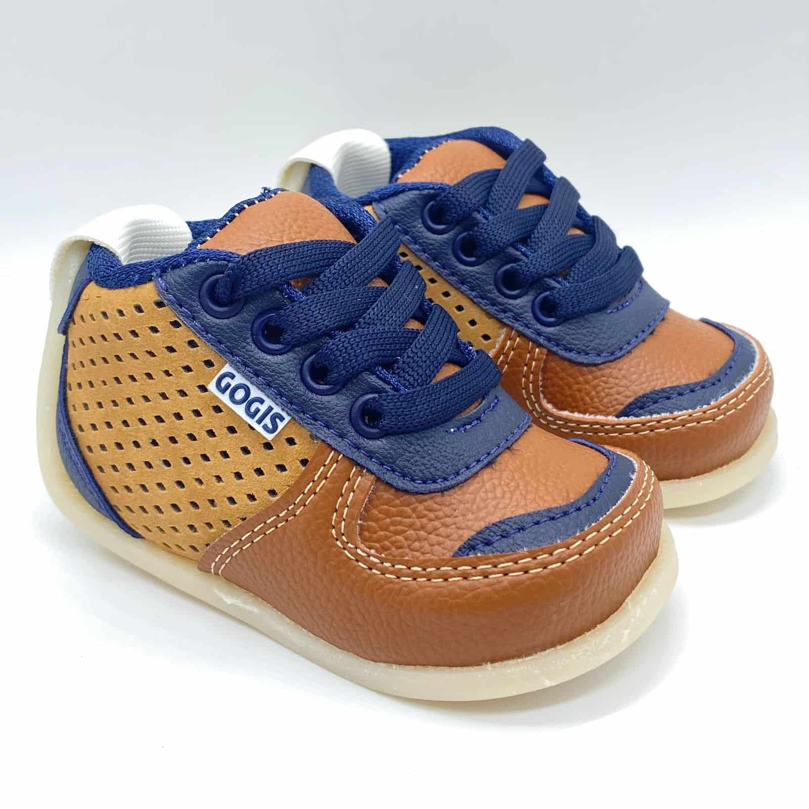 Tenis No Tuerce Café Cordones Navy