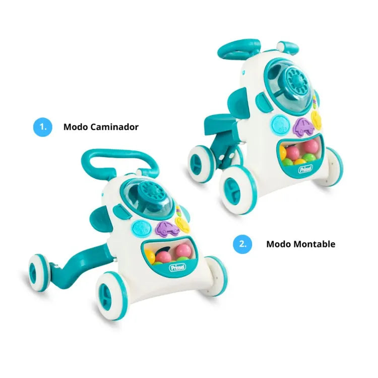 Andadera Montable 2 en 1 Push Boy Uso