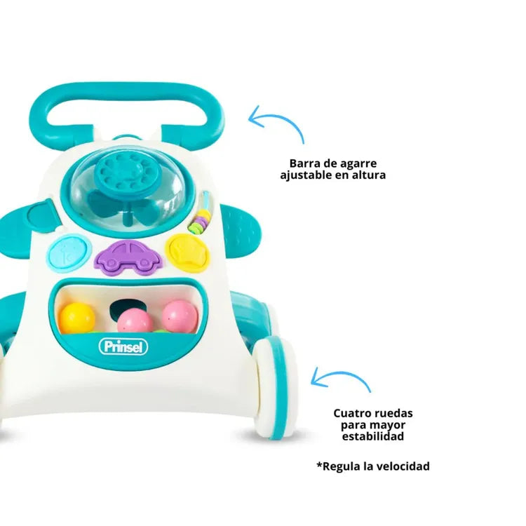 Andadera Montable 2 en 1 Push Boy Interactivo