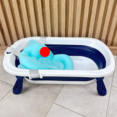 Bañera Plegable Con Malla Jelly Azul Bebesit