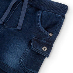 Conjunto 2 Piezas Bermuda Denim Hipopotamo