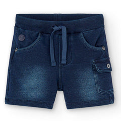 Conjunto 2 Piezas Bermuda Denim Hipopotamo