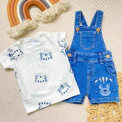 Conjunto Overol Denim Trigre