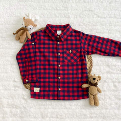 Camisa Cuadros Bebé Niño Navdad