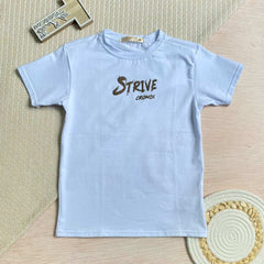 Camiseta Estampado Espalda Strive Blanco