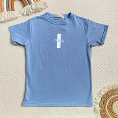 Camiseta Estampado Espalda blue