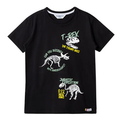 Camiseta Dinosaurios Jurassic Negro