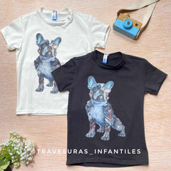 Camiseta Estampado Perro Robot