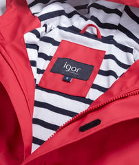 Chaqueta Chubasquero Rojo Igor