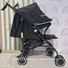 Coche Paseador Mango 360 Kangu Baby Negro