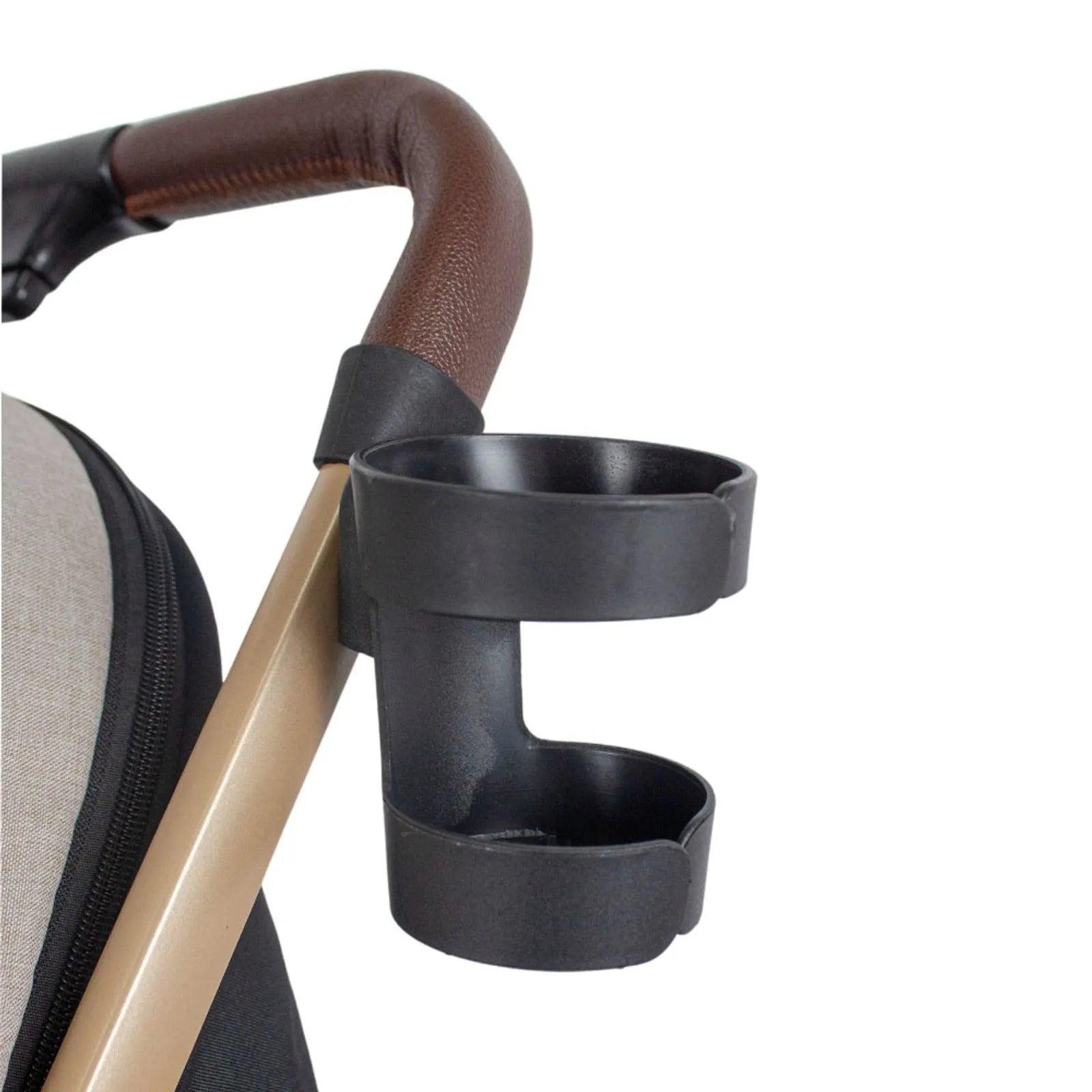 Coche Maleta Con Porta Bebé Micro Beige Bebesit Portavasos