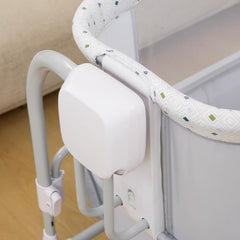 Cuna Colecho Deluxe Mastela Puntos Gris