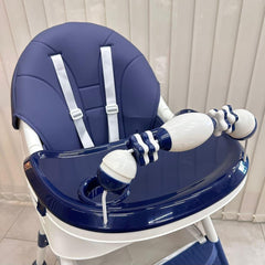 Silla Comedor Bandeja Didactica King Maxibaby Azul