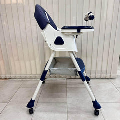 Silla Comedor Bandeja Didactica King Maxibaby Azul Estilo