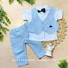 Conjunto Pantalón Camisa Y Chaleco