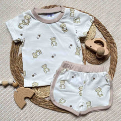 Conjunto Bermuda Estampado Oso niño