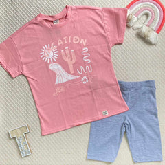 Conjunto Shorts Deportivo Vacation Niña