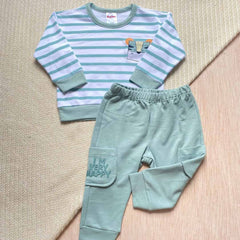 Conjunto Saco Rayas Bebé Niño