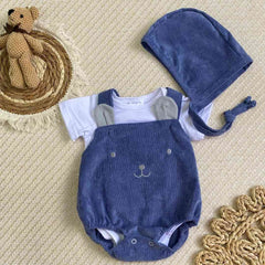 Conjunto Body Pana Oso Azul