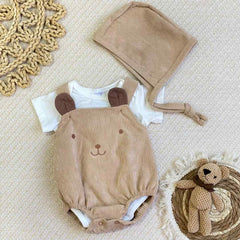 Conjunto Body Pana Oso Beige