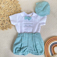 Traje De Ceremonia Bebé Niño Menta