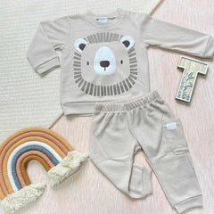 Conjunto Saco León Beige 