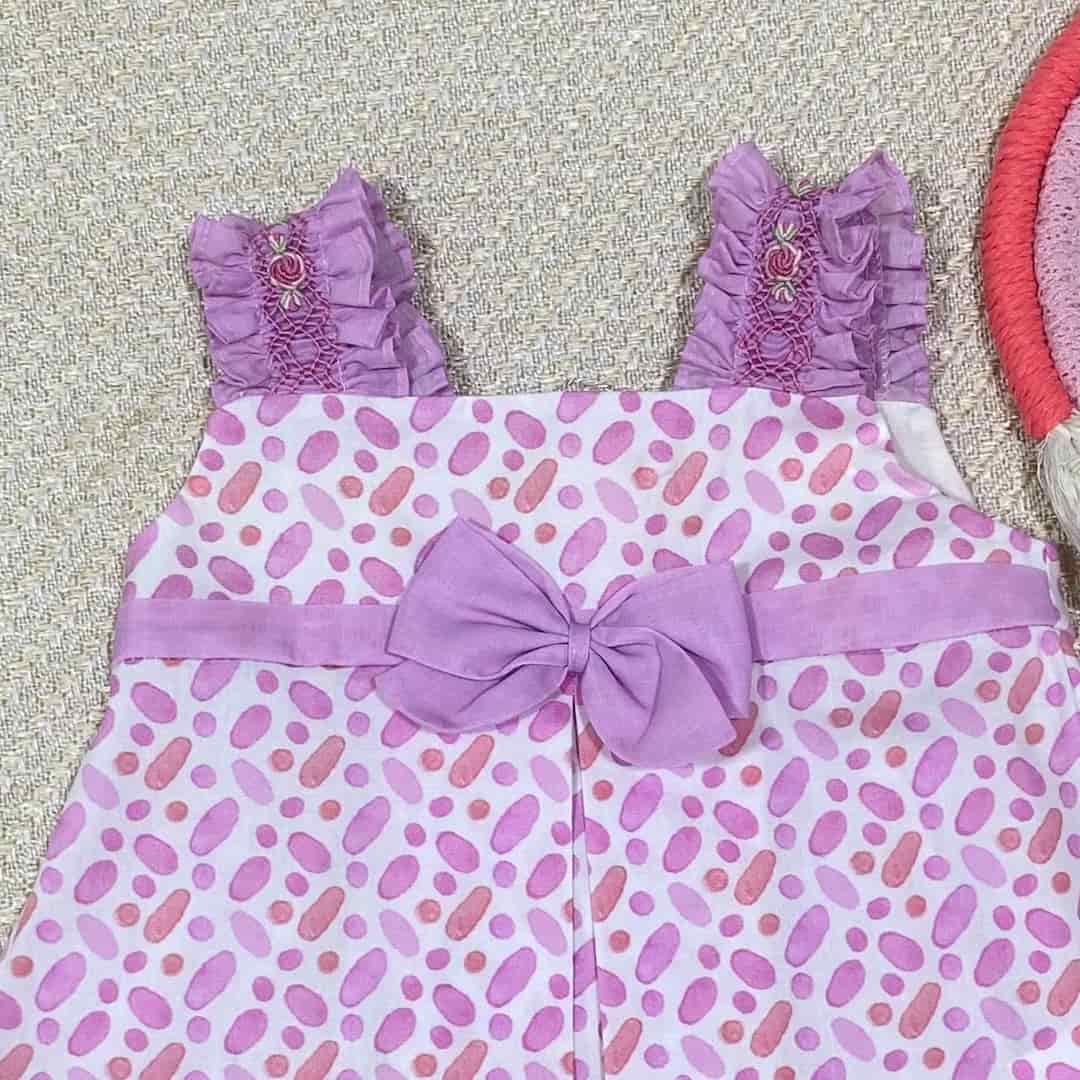 Conjunto Estampado Puntos Con Pava Detalle
