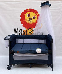 Corral Colecho Maxibaby Silver Azul