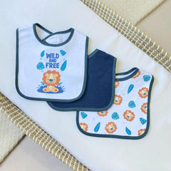 Set 3 baberos Estampados Para Niño Estilo