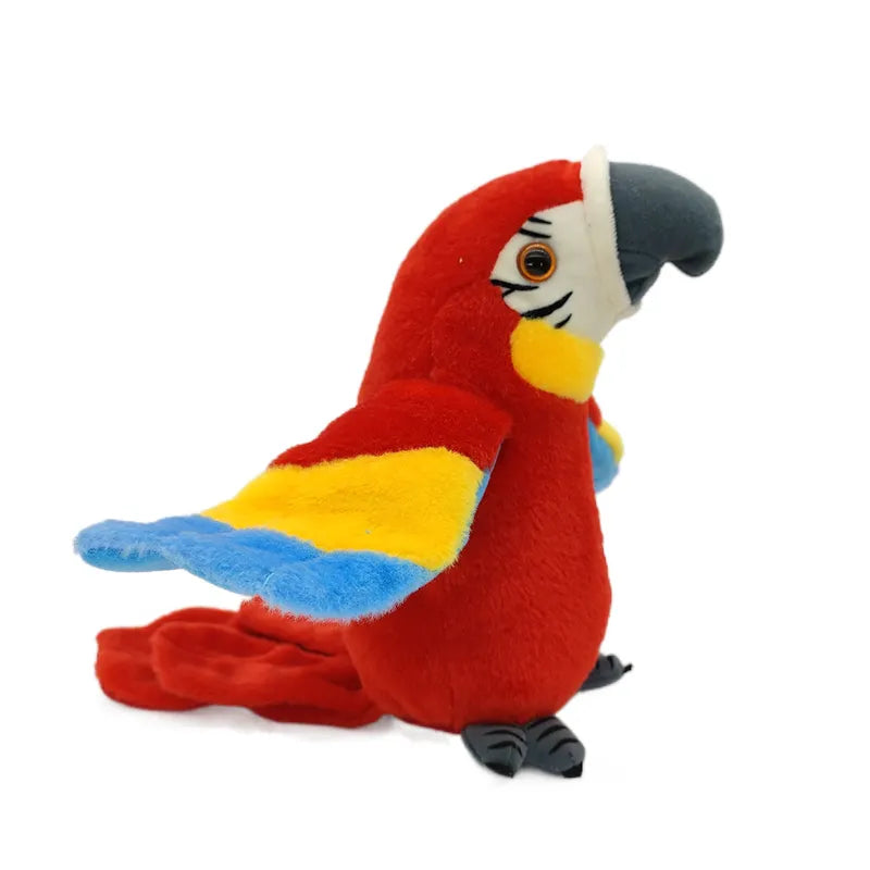 Juguete Loro Bailarin con Repetidor de Voz Rojo