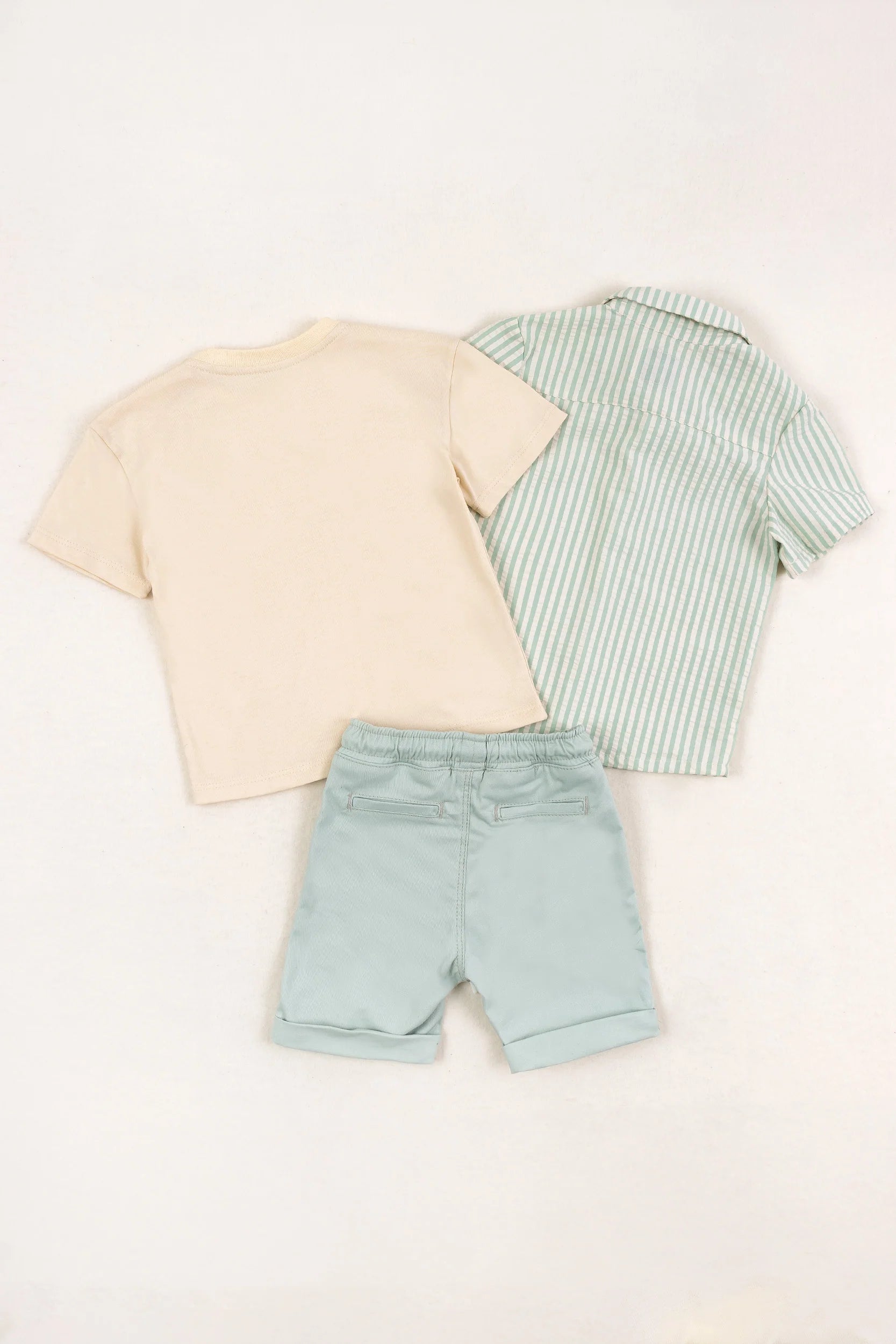 Conjunto 3 Piezas Camisa Rayas Joy Baby