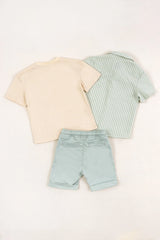 Conjunto 3 Piezas Camisa Rayas Joy Baby