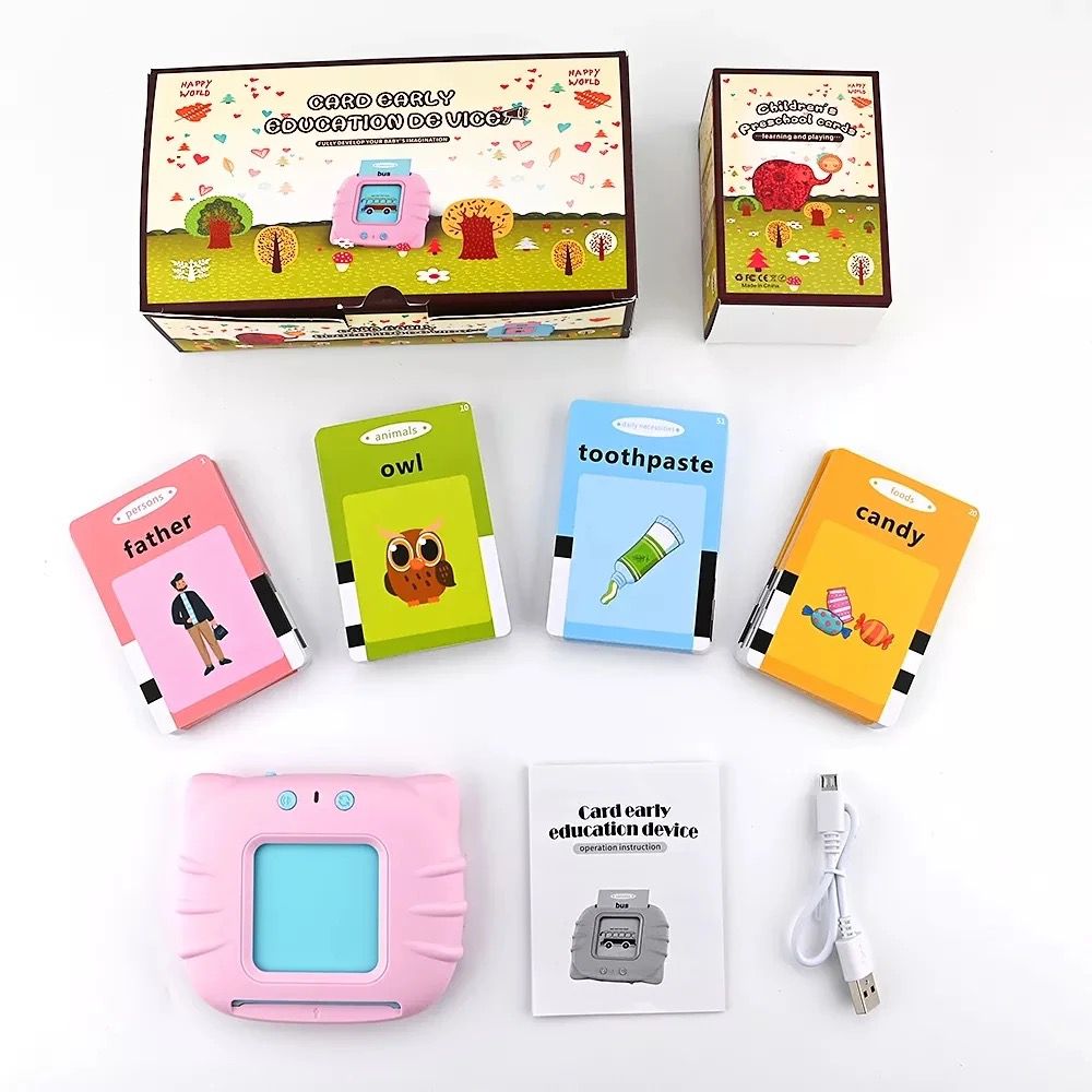 Juguete Cartas Traductor Estimulacion Temprana Gato