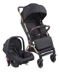 Coche Maleta Con Porta Bebé Micro Negro Bebesit 