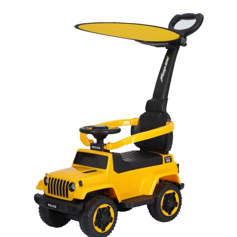 Montable Paseador Ride On Car Police Amarillo Ebaby®