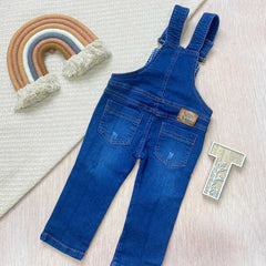 Overol Denim Para Niño Detalle