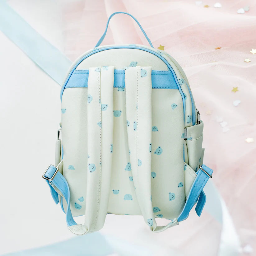 Pañalera Morral Sintetico Osos Azul