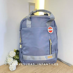 Pañalera Morral Kangu Baby Gris