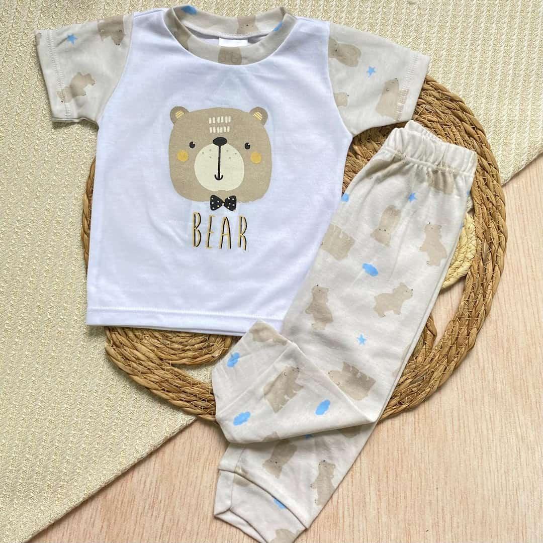 Pijama Bebé Niño Pantalón Osos