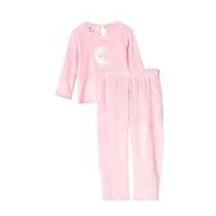 Pijama Con Bordado Luna Rosa