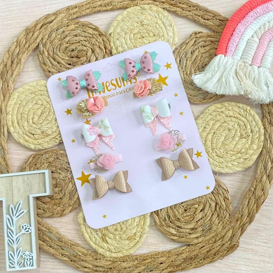Set Pinzas Pequeñas Brillantes