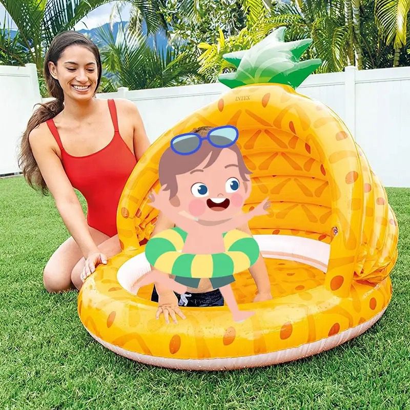 Piscina Inflable Parasol Piña Intex Bebé