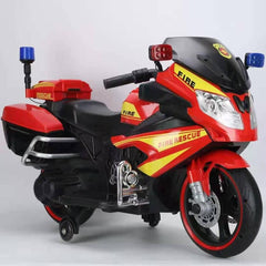 Moto Para Bebé De Batería Bombero Maxibaby