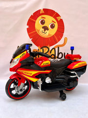 Moto Para Bebé De Batería Bombero Maxibaby Rescue