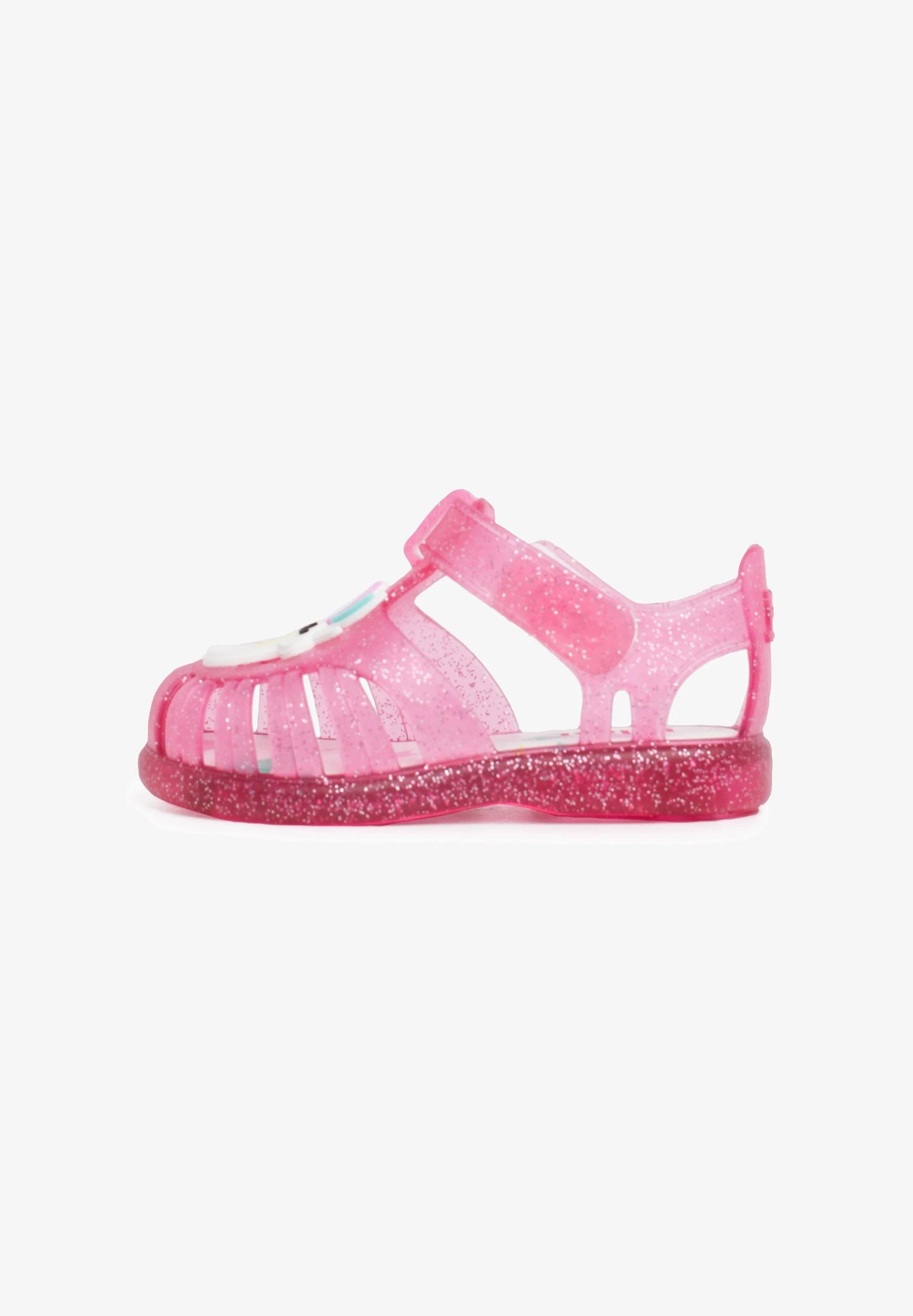 Sandalias Tobby Gloss Fucsia Glitter Unicornio Igor Modelo